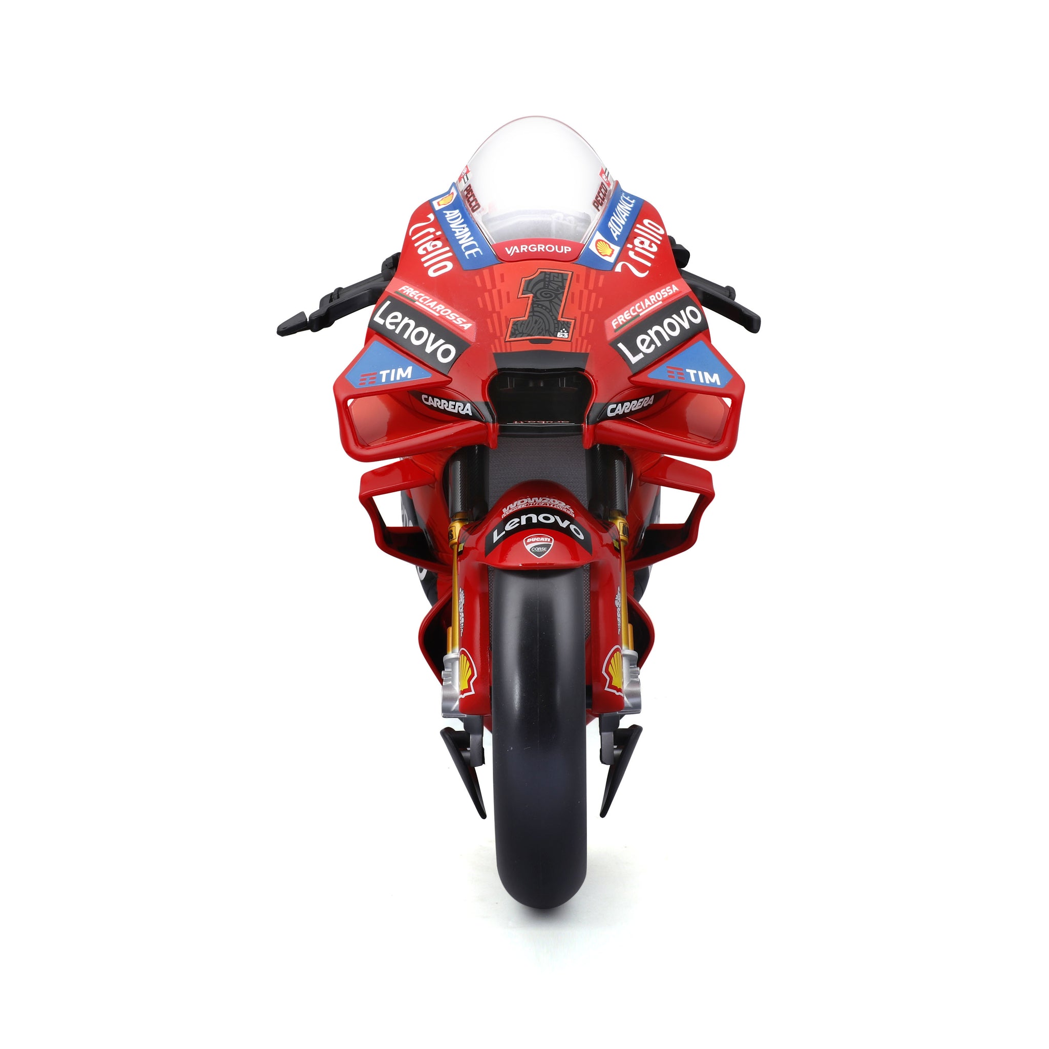 Maisto 1:6 Scale Ducati Desmosedici GP24 MotoGP Diecast Model Motorcycle, Lenovo Team Racing Replica