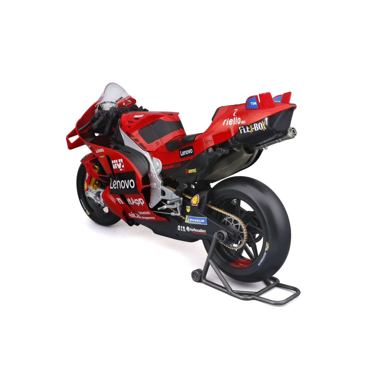 Maisto 1:6 Scale Ducati Desmosedici GP24 MotoGP Diecast Model Motorcycle, Lenovo Team Racing Replica