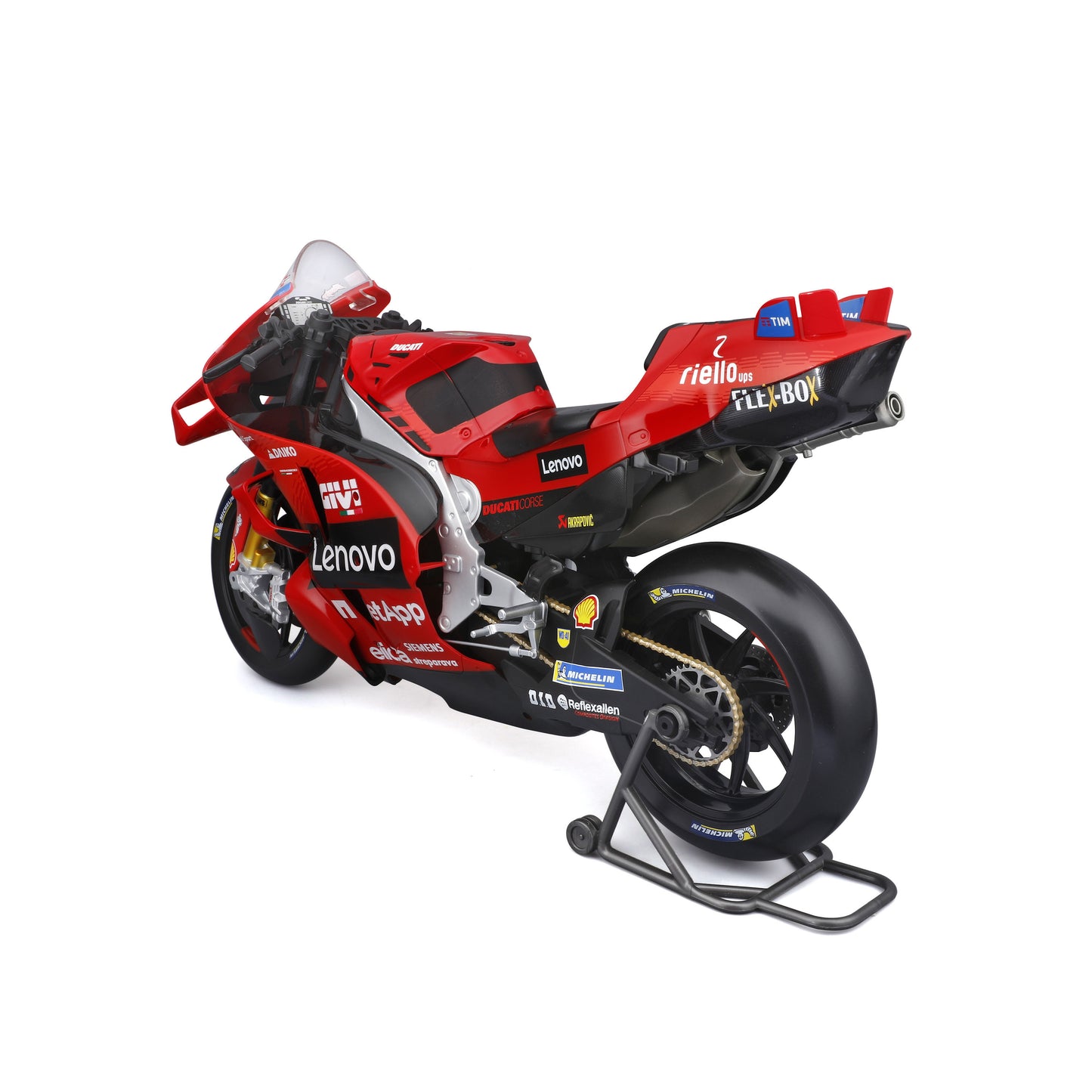 Maisto 1:6 Scale Ducati Desmosedici GP24 MotoGP Diecast Model Motorcycle, Lenovo Team Racing Replica