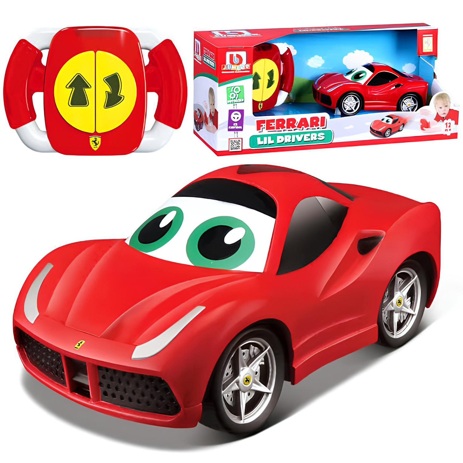 BB Junior Ferrari Lil Drivers LaFerrari RC Toy Car for Toddlers