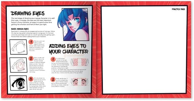 Hinkler Art Maker Essentials : How To Draw Manga Kit (White)