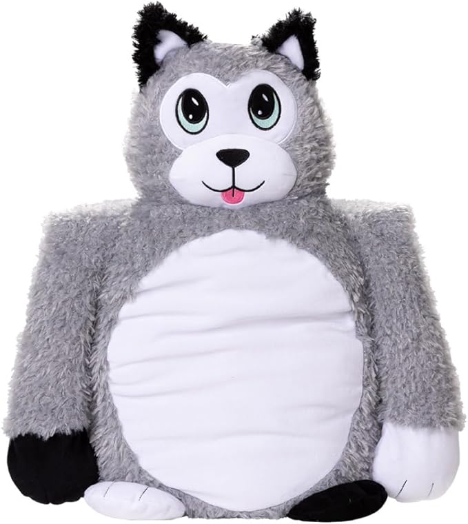 Little Big Hugs Large Grey Husky