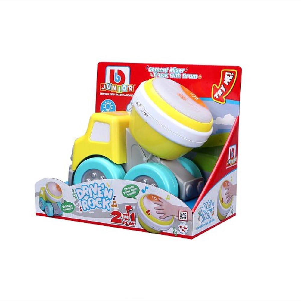 BB Junior - Drive N Rock - Cement Mixing Truck With Drum