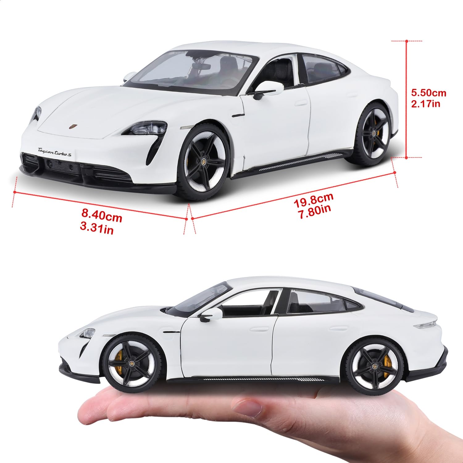 1:24 Collezione (A) w/o stand - Porsche Taycan Turbo S