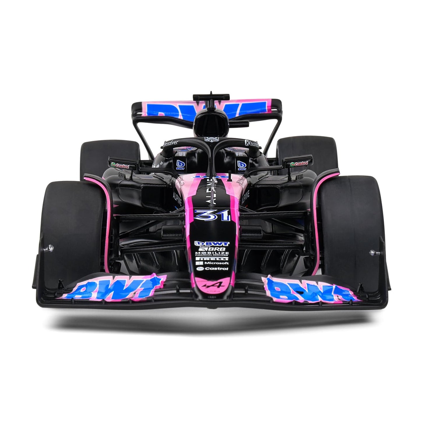 1:43 Formula (without helmet & plastic stand) - Alpine A524 (Bahrain GP) (2024)