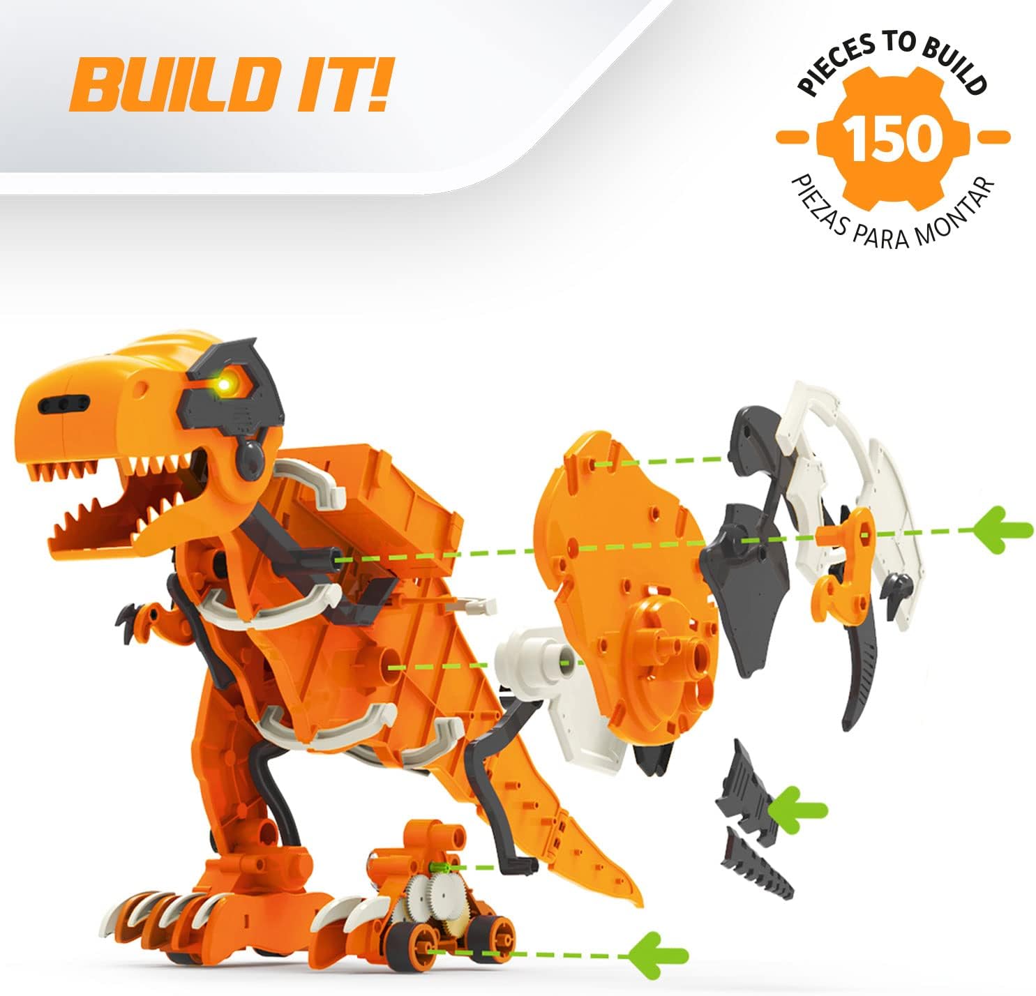 Xtrem Bots - Rex Dino Bot Smart RC Robot