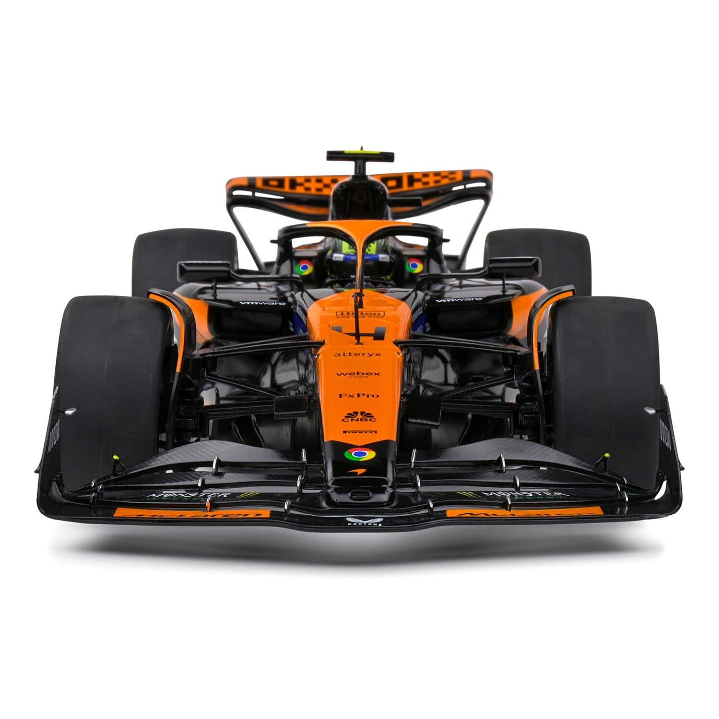 1:43 Formula (with helmet & plastic stand) - McLaren Team MCL38 (Miami GP) (2024)