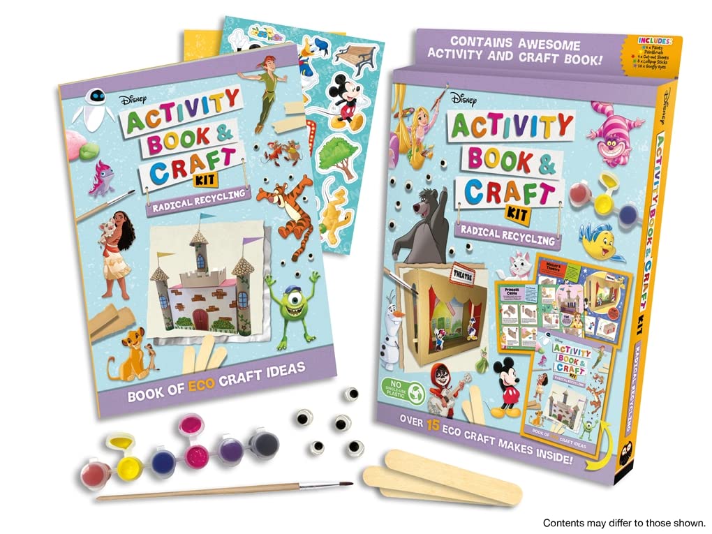 Disney: Activity Book & Craft Kit Radical Recycling