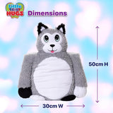 Little Big Hugs Large Grey Husky