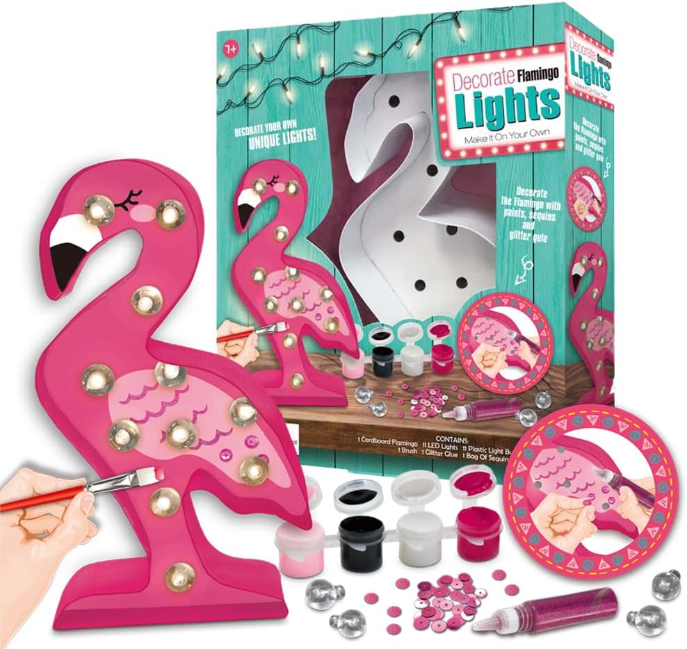 Sew Star - Decorate Your Own String Lights Flamingo LED Kit