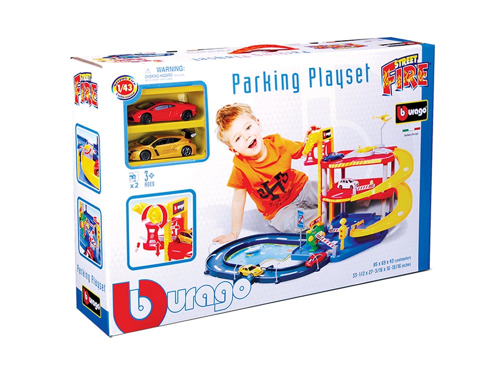 1:43 Collezione PARKING PLAYSET incl. 2 CARS