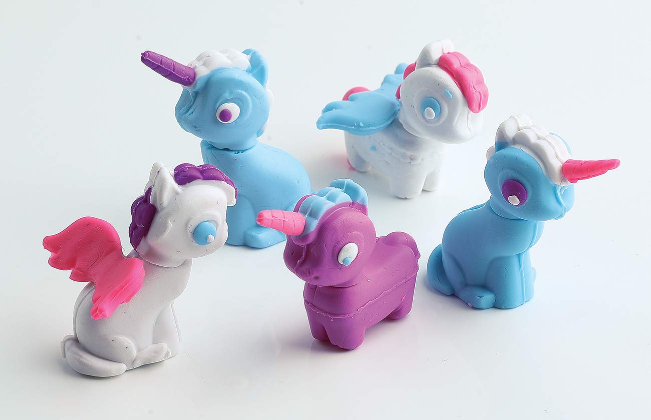 Amav Toys - Make Your Own Unicorn Erasers Clay Craft Kit