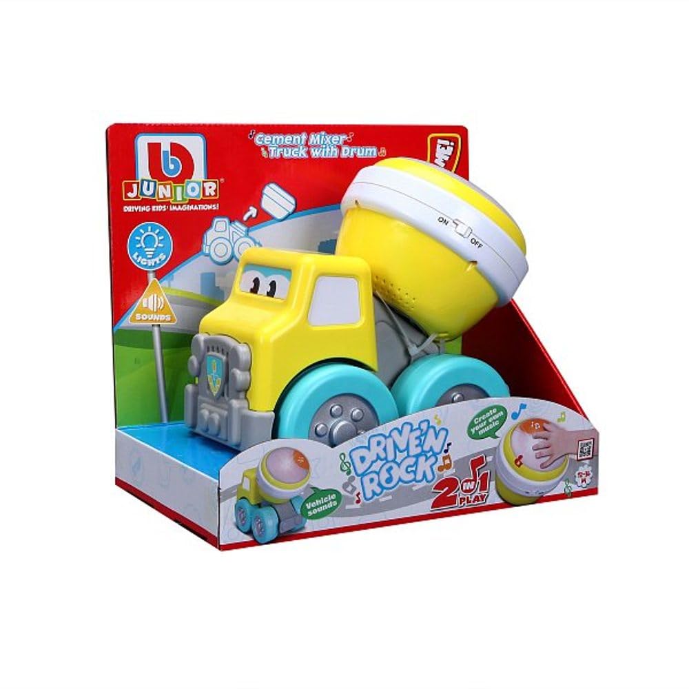 BB Junior - Drive N Rock - Cement Mixing Truck With Drum