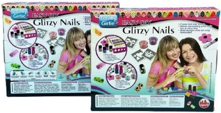 Totally Girlie - Easy Glitzy Nails DIY Crafts Kit