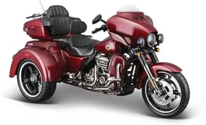 1:12 H-D Trikes - 2021 CVO Tri Glide (steerable fork, loaded with details)