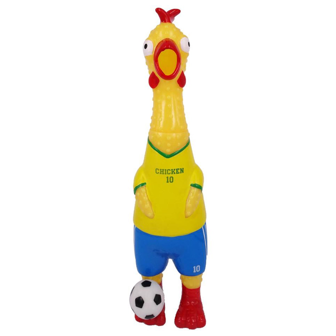 Animolds Squeeze Me Soccer Chicken