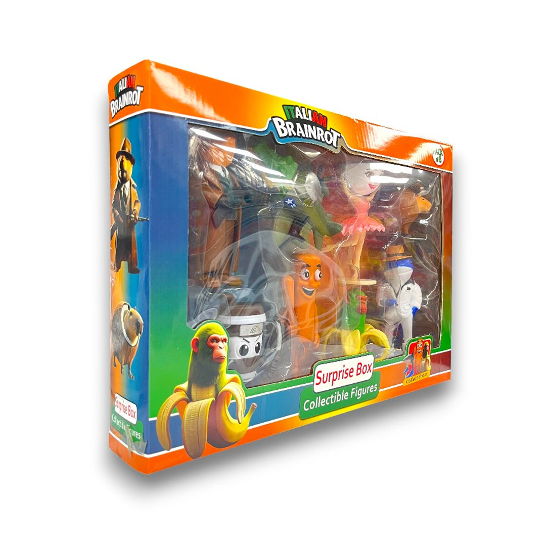 Italian Brainrot 8-Pack Surprise Figures â€“ 5 Inch Collectibles (8 Styles Assorted)