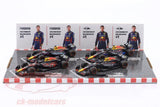 Bburago 1: 43 Red Bull Racing â€“ 4 pack (without helmet and stand) Die-Cast Model Car