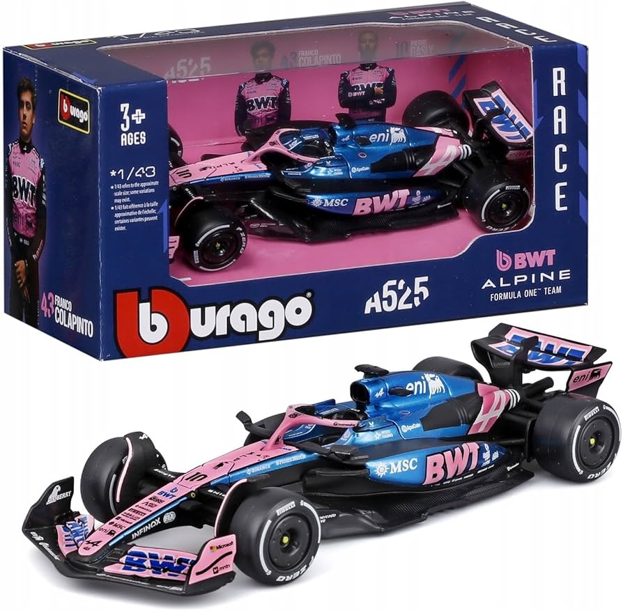 1:43 Alpine A525 #10 Pierre Gasly (Monaco GP) 18-38257