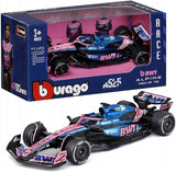 Bburago 1:43 Alpine A525 #10 Pierre Gasly 2025 Monaco GP Die-Cast Model