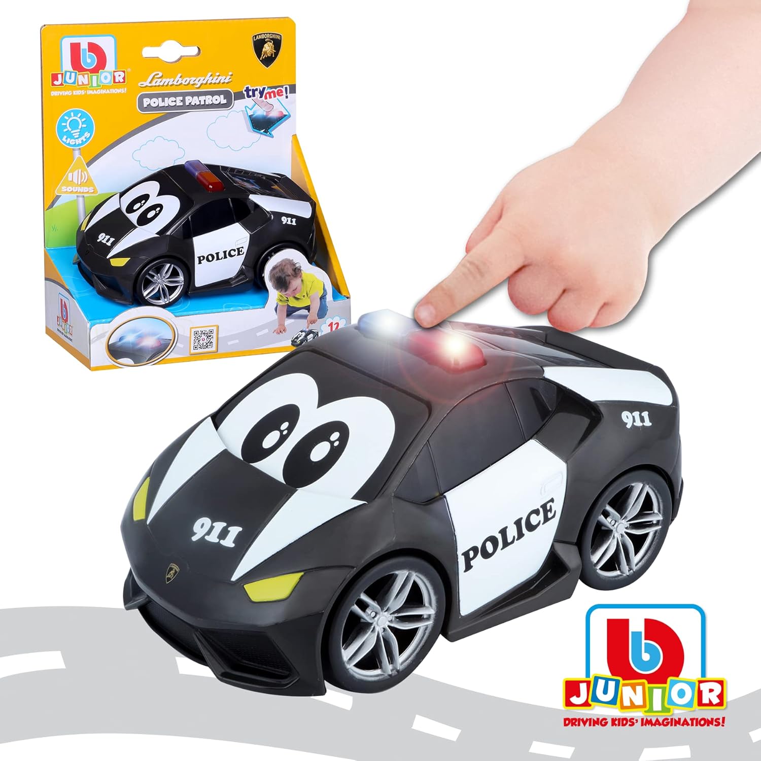 BB Junior - Lamborghini Police Patrol Car - Black