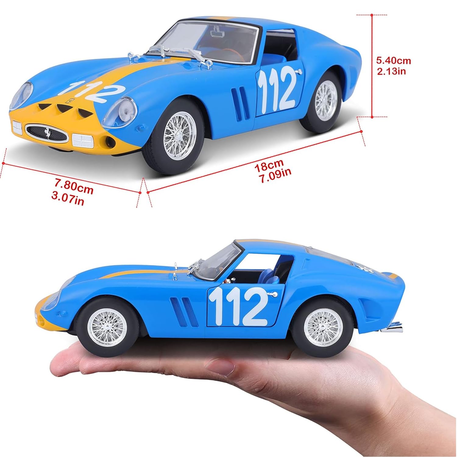 1:24 Ferrari Racing Model Kit (without plastic stand) - 250 GTO