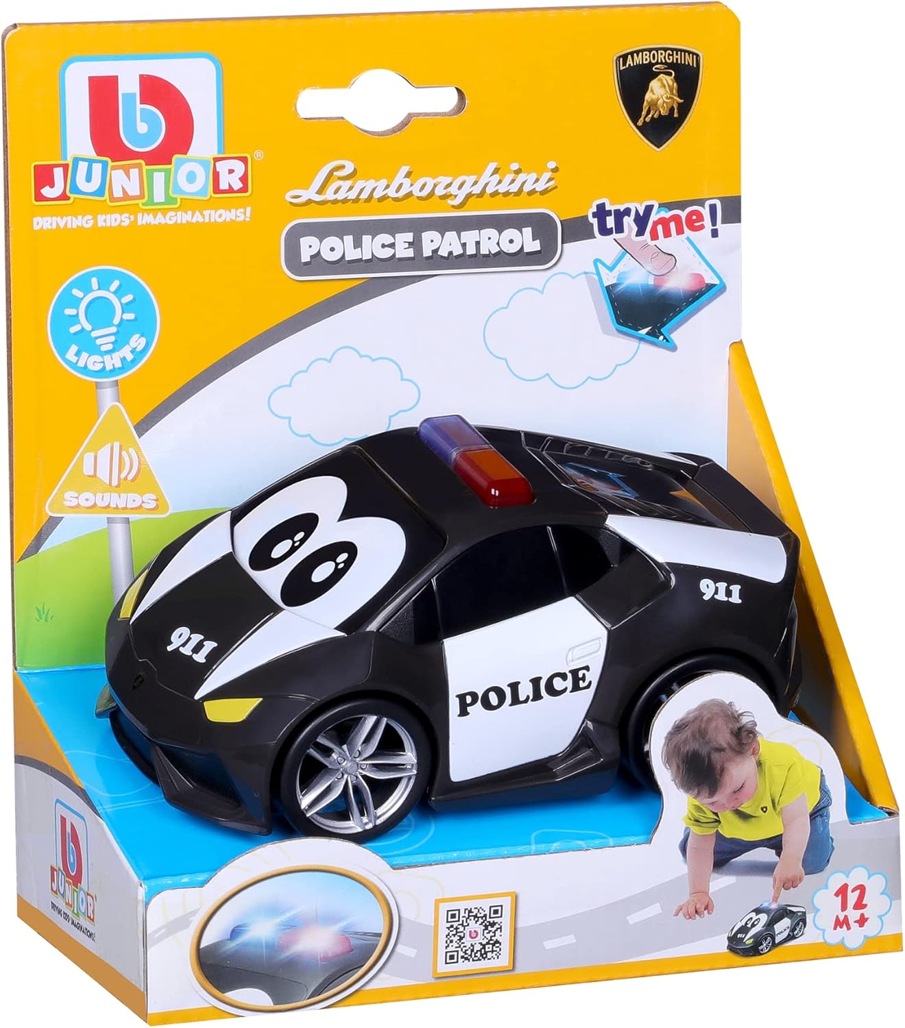 BB Junior - Lamborghini Police Patrol Car - Black