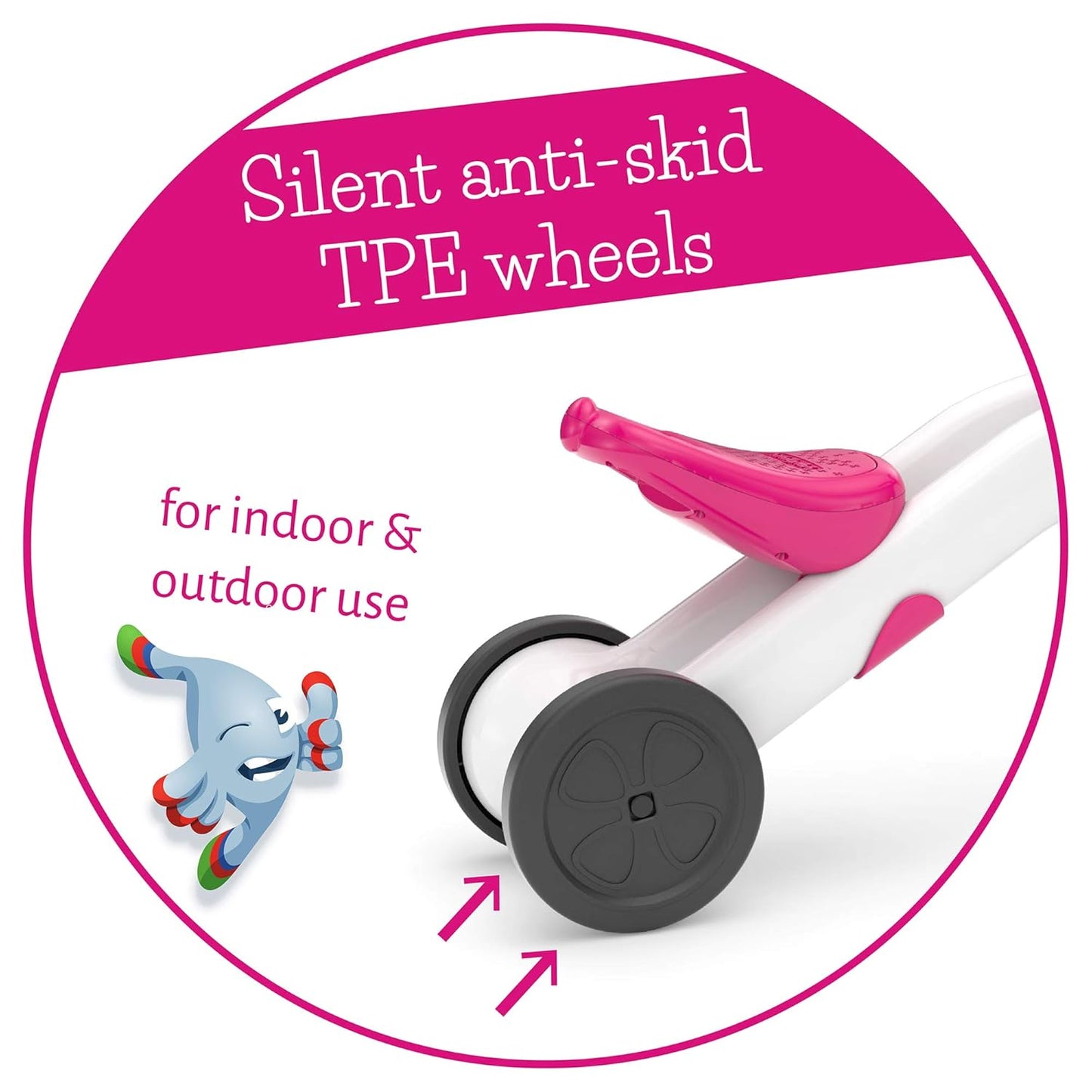 Chillafish - Bunzi 2-in-1 Gradual Balance Bike (Pink)
