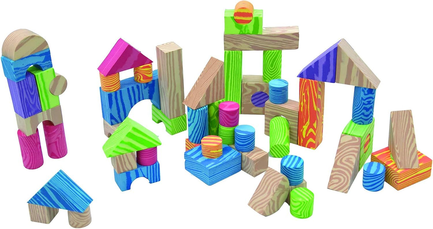 Little Hero - Colorful EVA Woodlike Blocks 60pcs