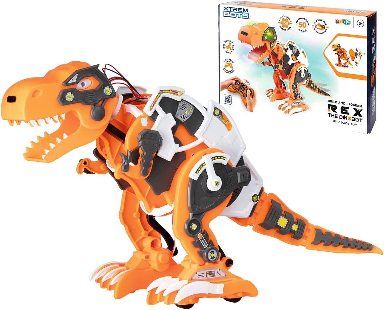 Xtrem Bots - Rex Dino Bot Smart RC Robot
