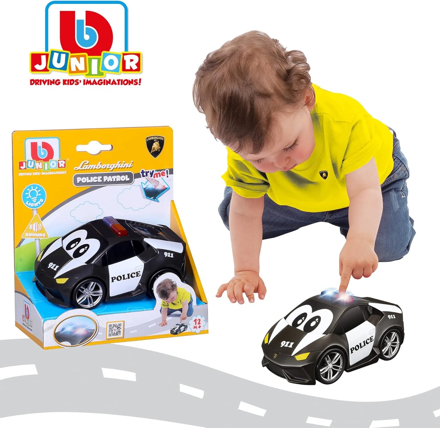 BB Junior - Lamborghini Police Patrol Car - Black