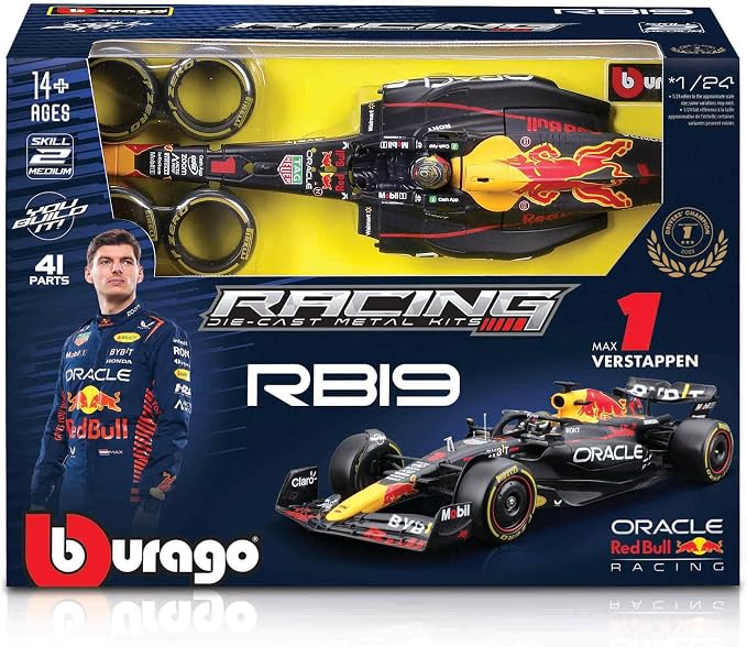 1:24 Oracle Red Bull Racing RB19 Formula 1 2023 Max Verstappen #1 Model Kit (18-28507)