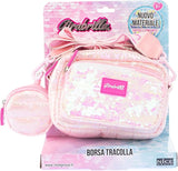 Girabrilla Puffer Pochette - Borsa Tracolla (Light Pink)
