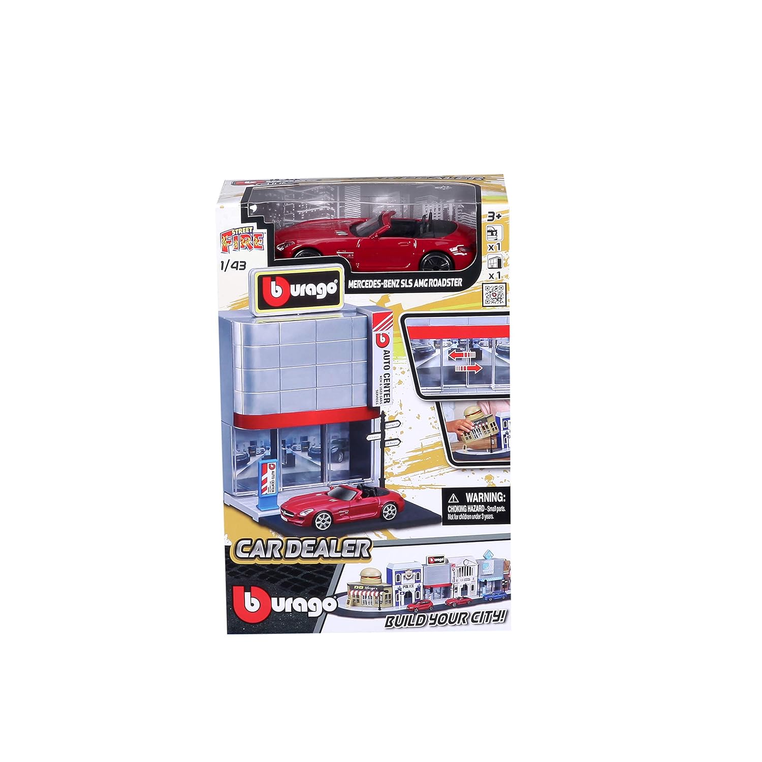 1:43 STR. FIRE BBURAGO CITY Car Dealer
