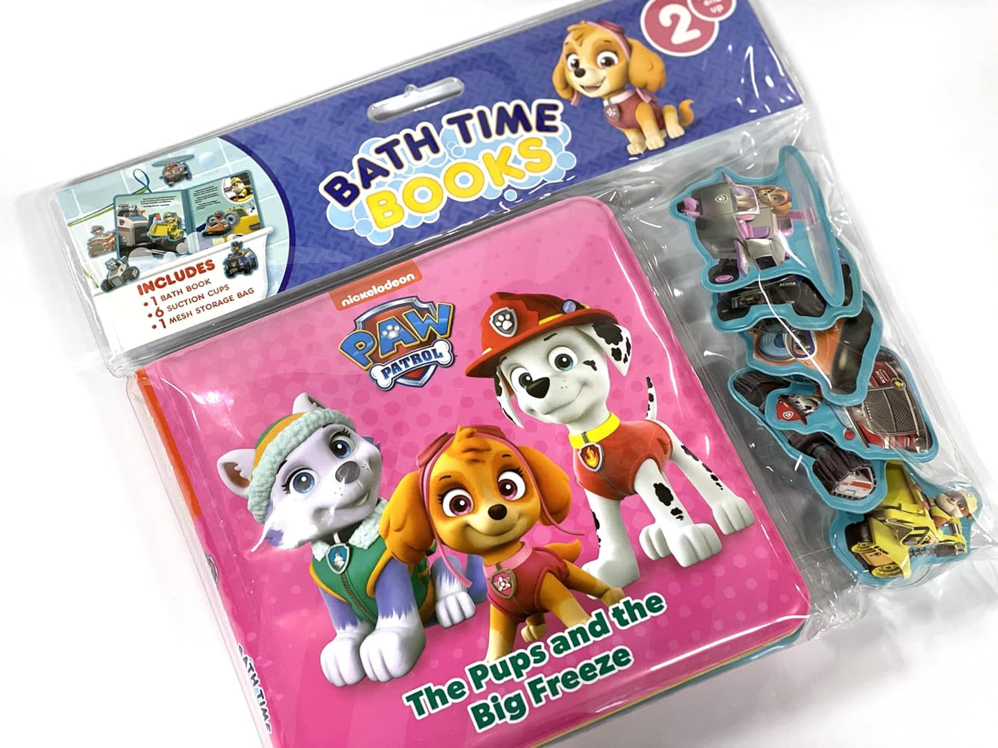 Nick Paw Patrol Girls Bath Time English Book