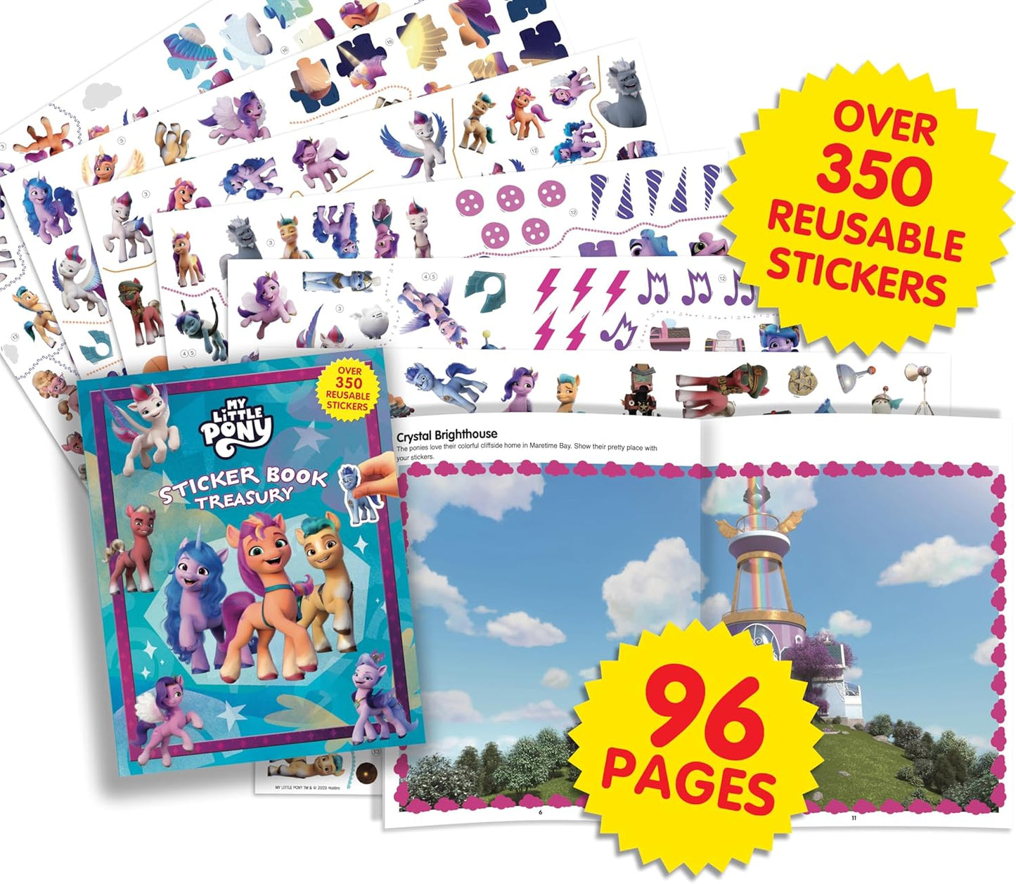 MY LITTLE PONY NEW STICKER BOOK TREASURY