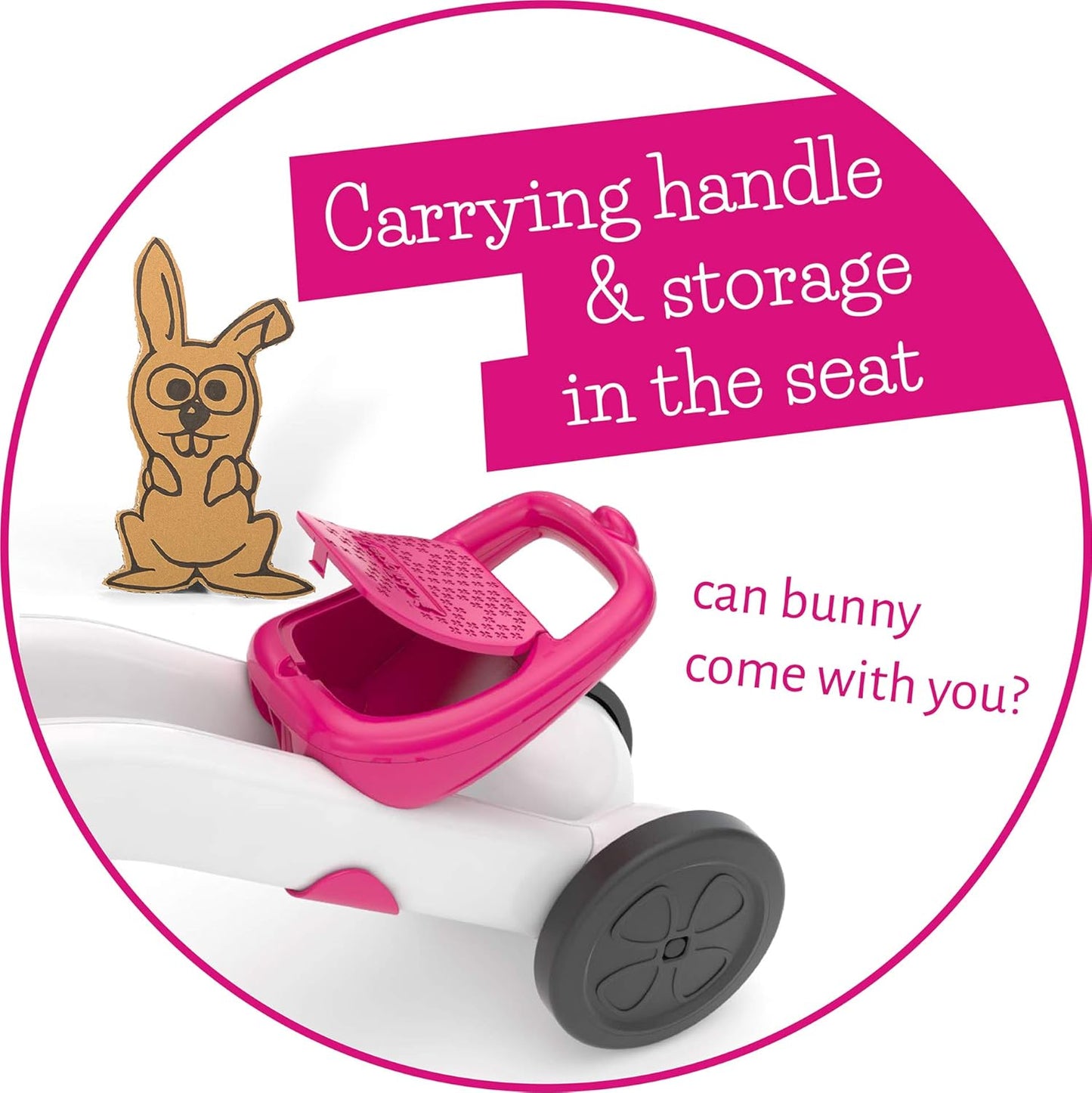 Chillafish - Bunzi 2-in-1 Gradual Balance Bike (Pink)