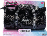 Girabrilla - Sport Bag With Reversible Sequins - Black
