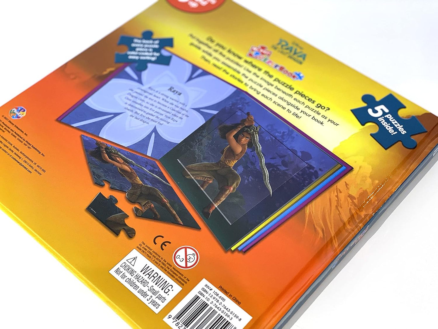 Disney Raya Last Dragon My First Puzzle Book