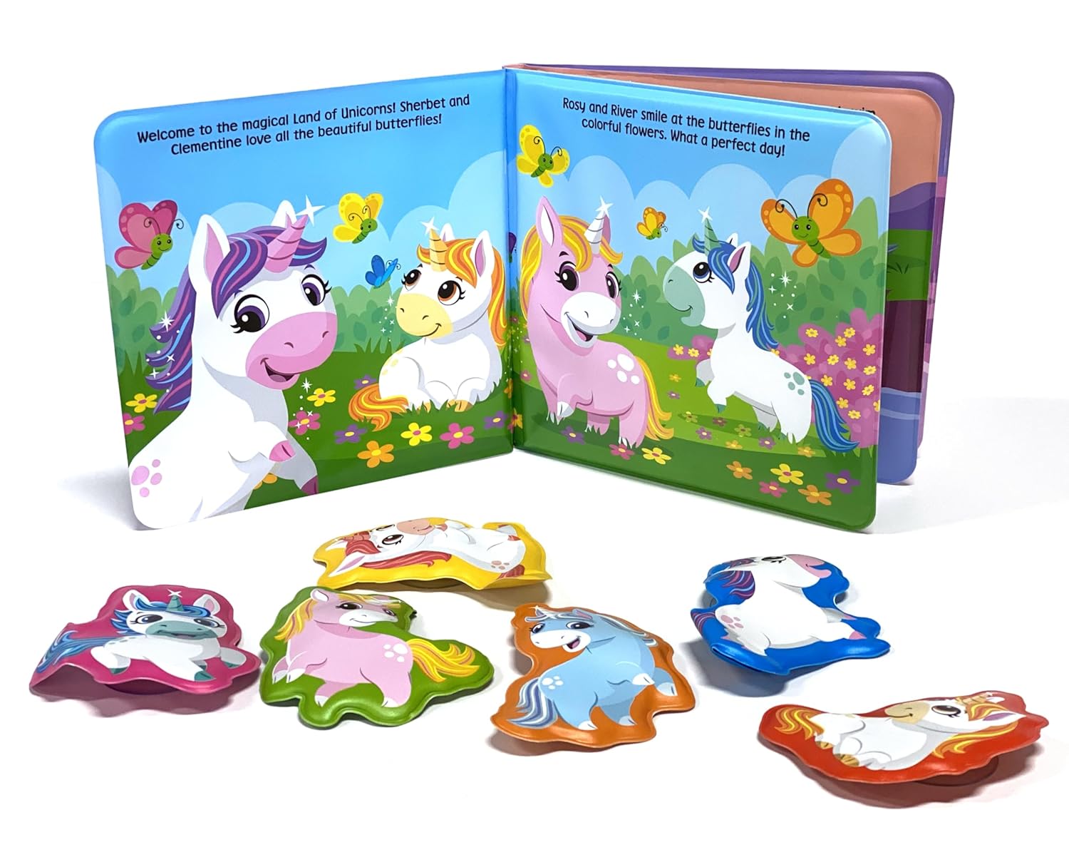 Unicorns Bathtime Book - Eva