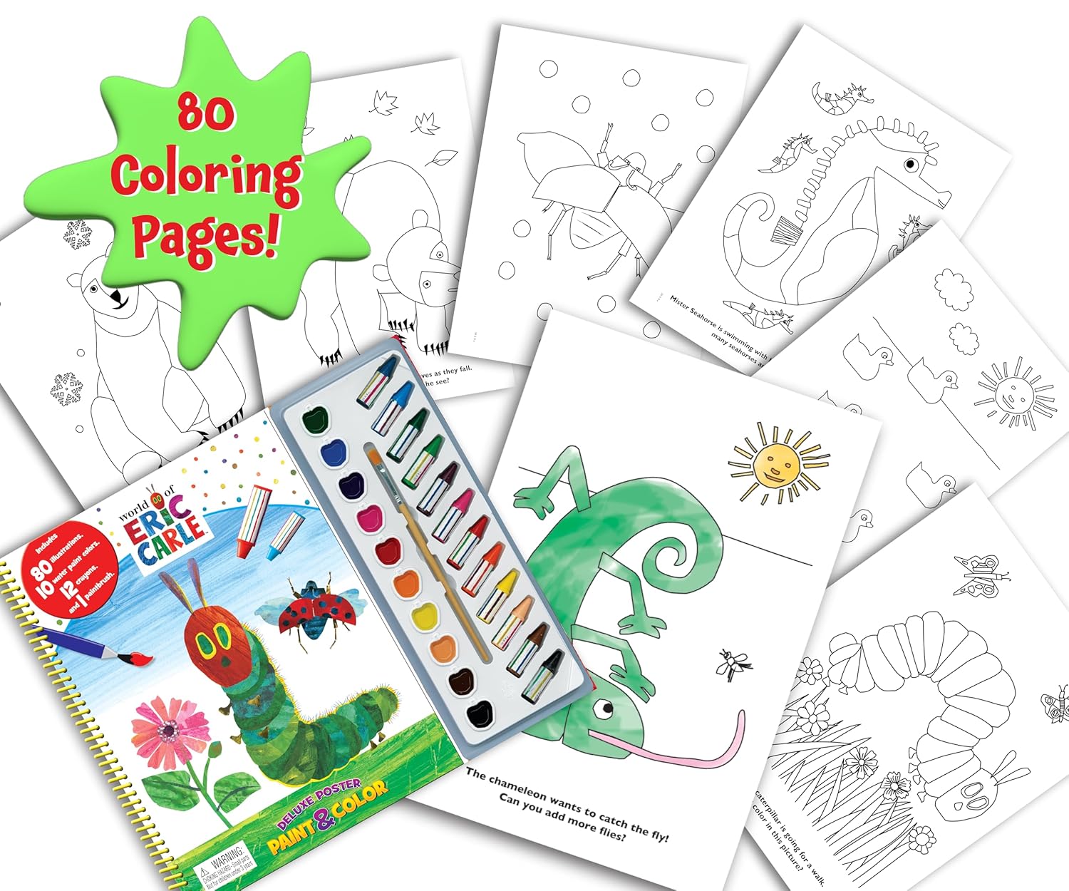 The World of Eric Carle: Deluxe Poster Paint and Color