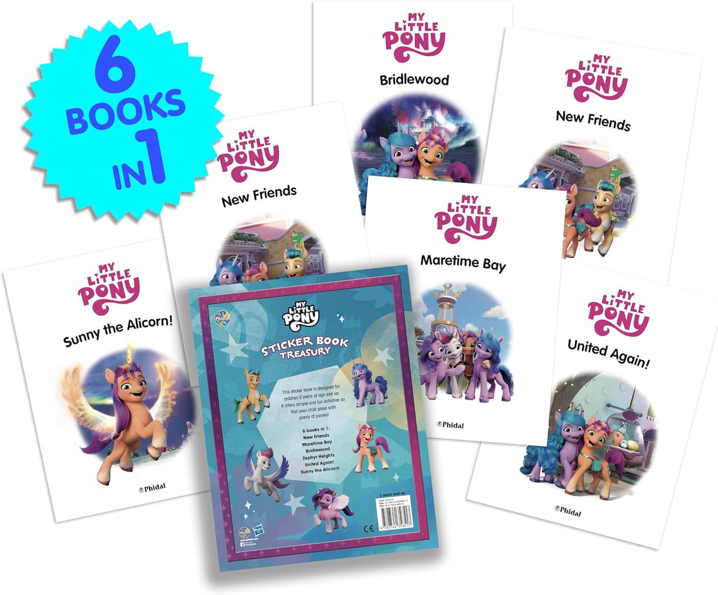 MY LITTLE PONY NEW STICKER BOOK TREASURY
