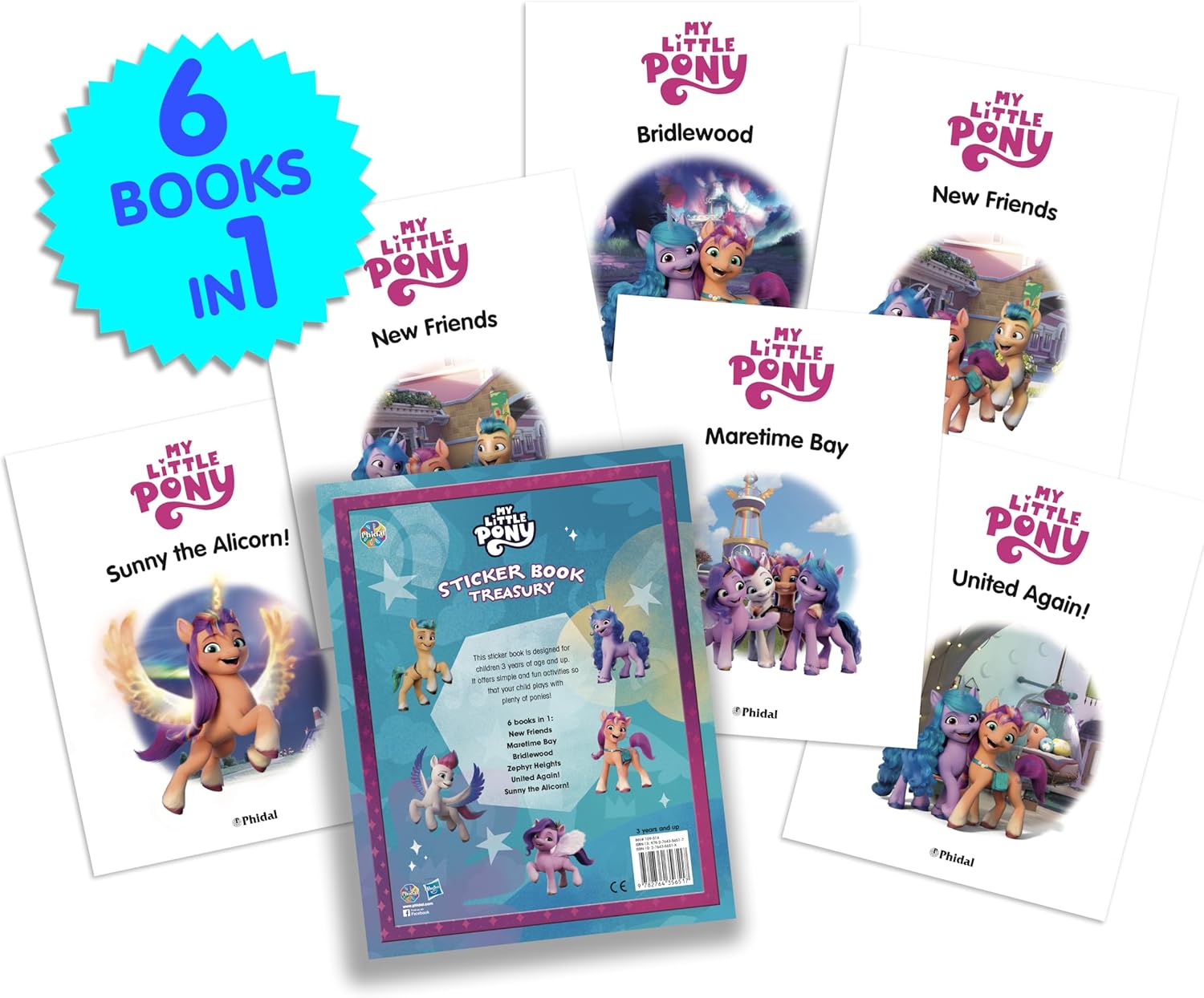 MY LITTLE PONY NEW STICKER BOOK TREASURY