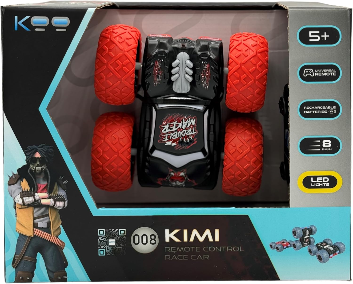 R/C 360° Stunt Flip Car (Red Beast Edition)