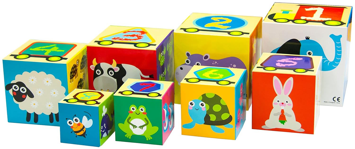 Little Hero Nesting Cubes â€“ 8 Pieces Set