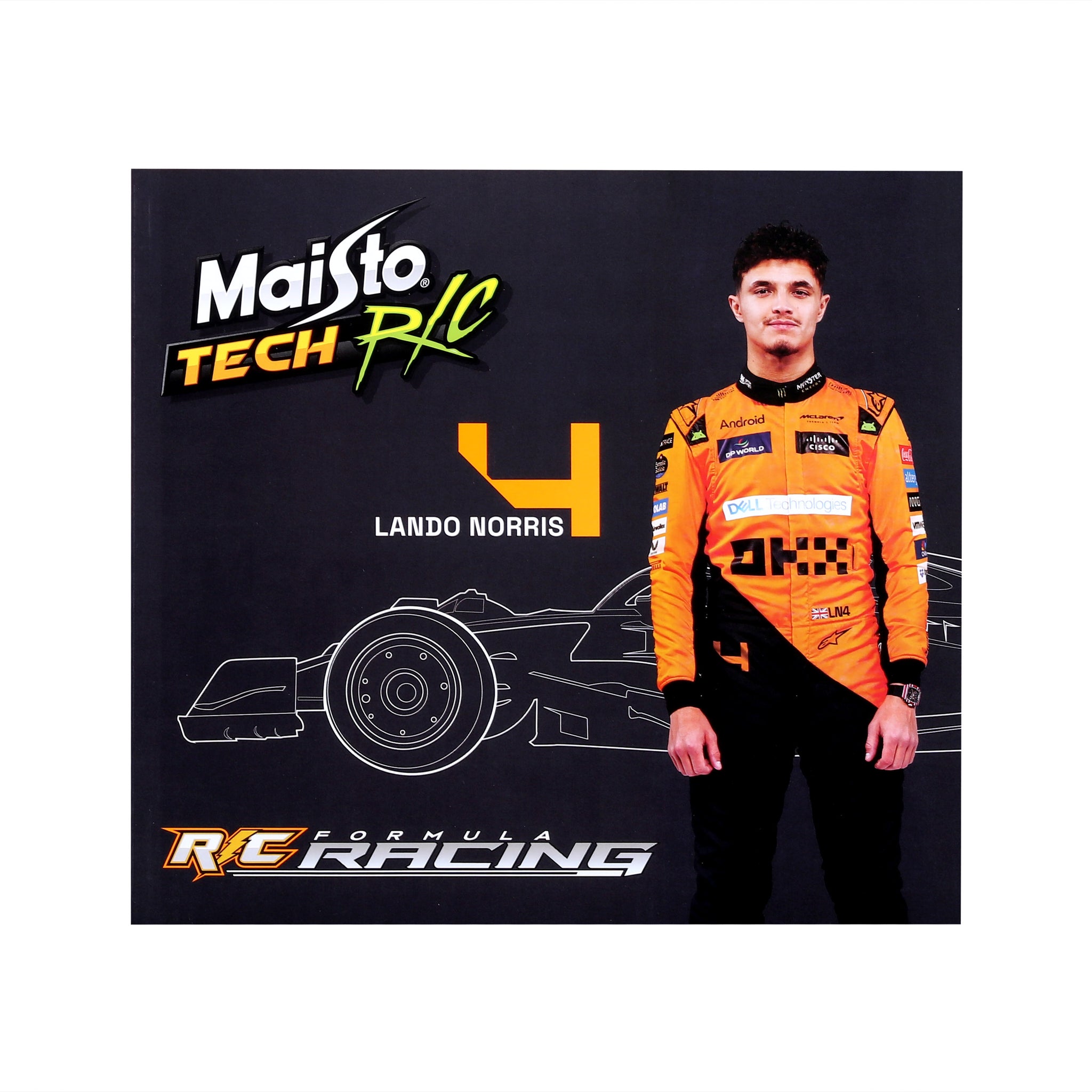 Maisto 1:10 Scale McLaren MCL38 Formula 1 Remote Control Race Car
