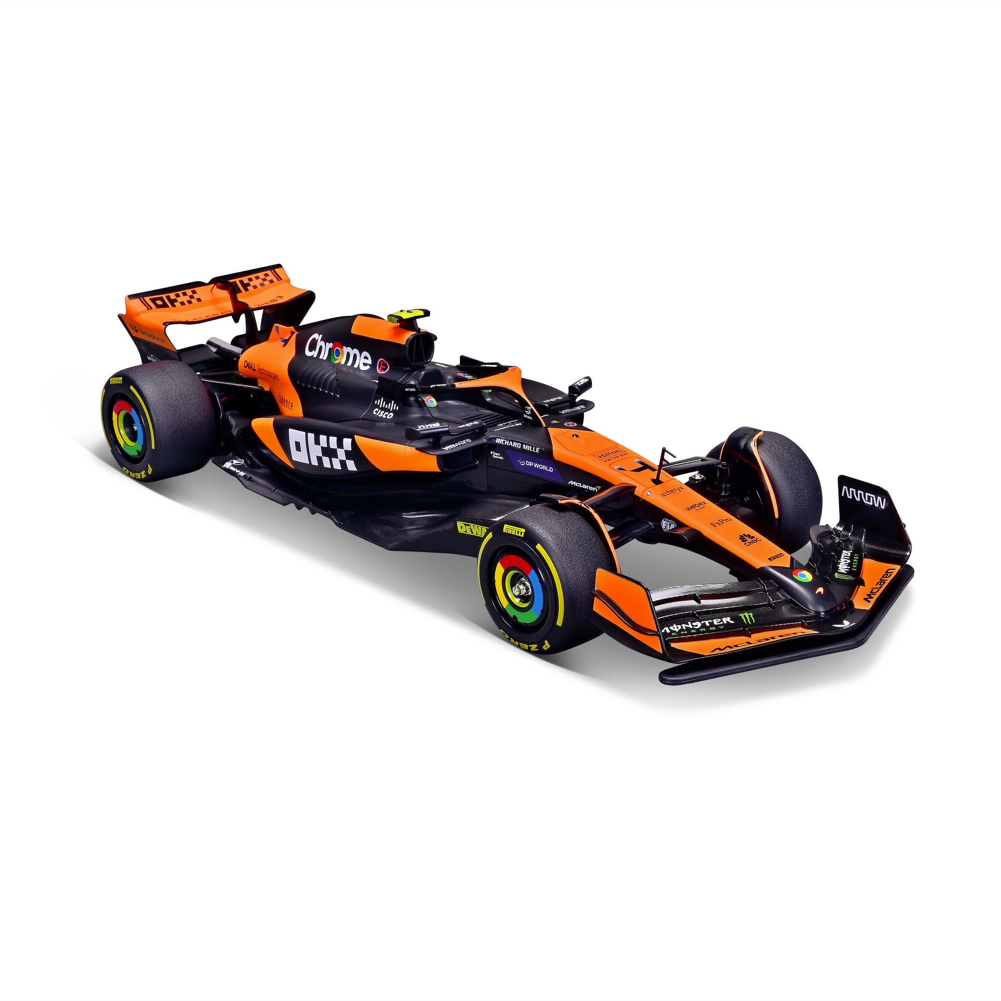 Maisto 1:10 Scale Remote Control McLaren MCL38 F1 Formula Racing Car, 2.4GHz RC Toy Replica (Item No. 82777)