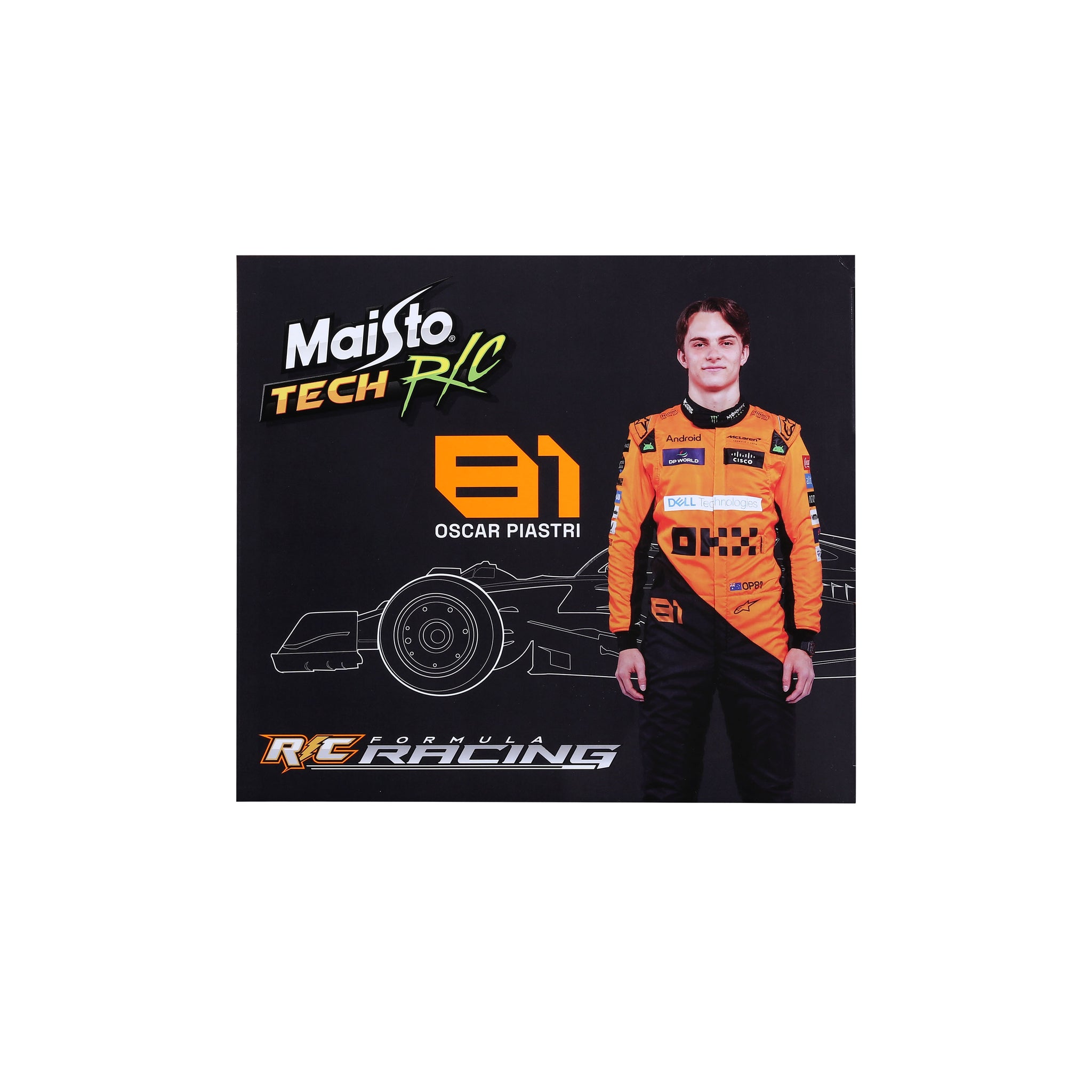 Maisto 1:10 Scale McLaren MCL38 Formula 1 Remote Control Race Car
