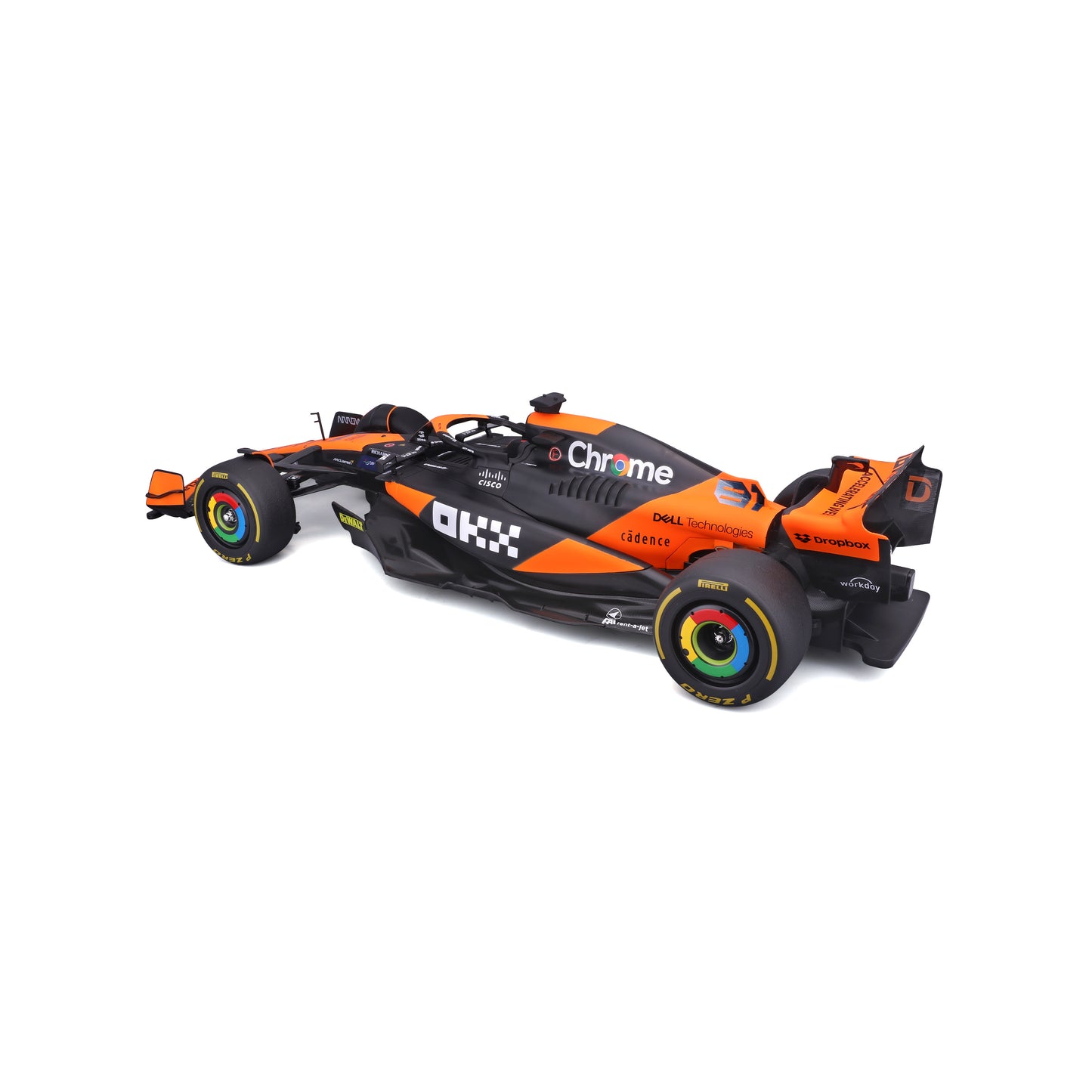 Maisto 1:10 Scale Remote Control McLaren MCL38 F1 Formula Racing Car, 2.4GHz RC Toy Replica (Item No. 82777)