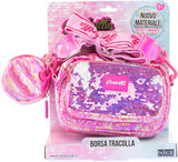 Girabrilla Puffer Pochette - Borsa Tracolla (Dark Pink)